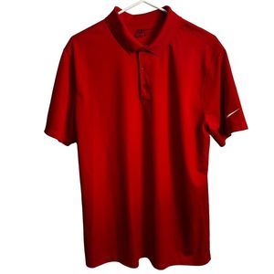 Men’s Nike Golf Polo red short sleeve size large